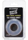 Rock Solid Ribbed Donut Clear