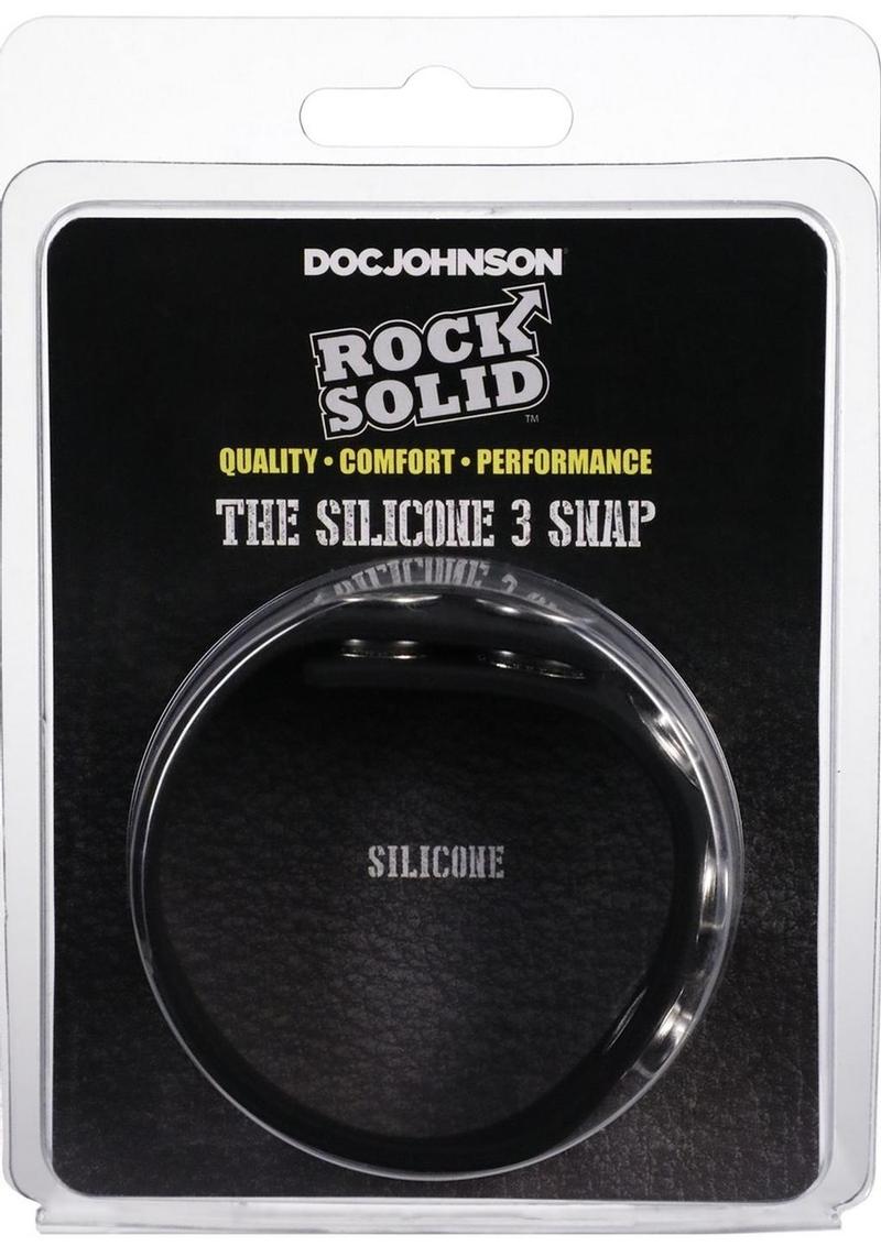 Rock Solid The Silicone 5 Snap Black