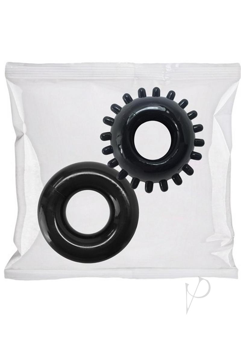 Rock Solid C Ring 2pk Refill 50pc Blk