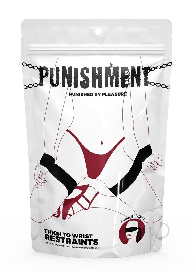 Punishment Thigh To Wrist Restraints