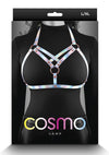 Cosmo Harness Vamp Lg/xl Rainbow