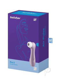 Satisfyer Pro 2 Generation 2 Rechargeable Silicone Clitoral Stimulator 6.5in Purple