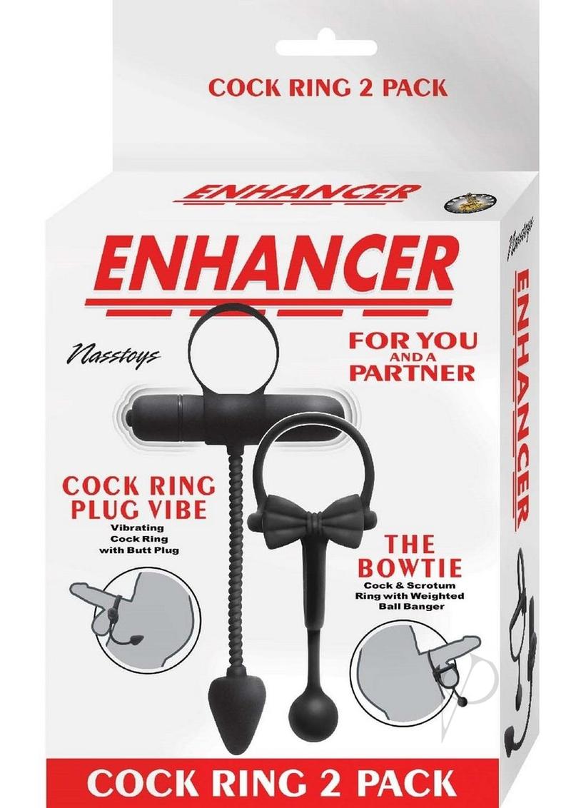 Enhancer Cockring 2pk Black