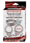 Dominant Submissive Coll Cockring Cuffs