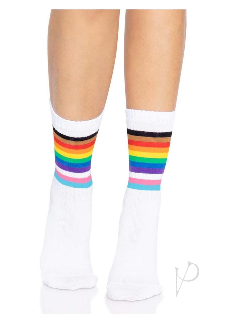 Pride Crew Socks Os Rainbow