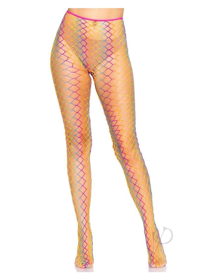 Ombre Rainbow Woven Tights Os