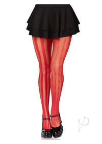 Harlequin Net Tights Os Red