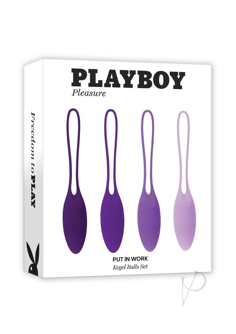 Playboy Put in Work Silicone Kegel Ball 4 Piece Set