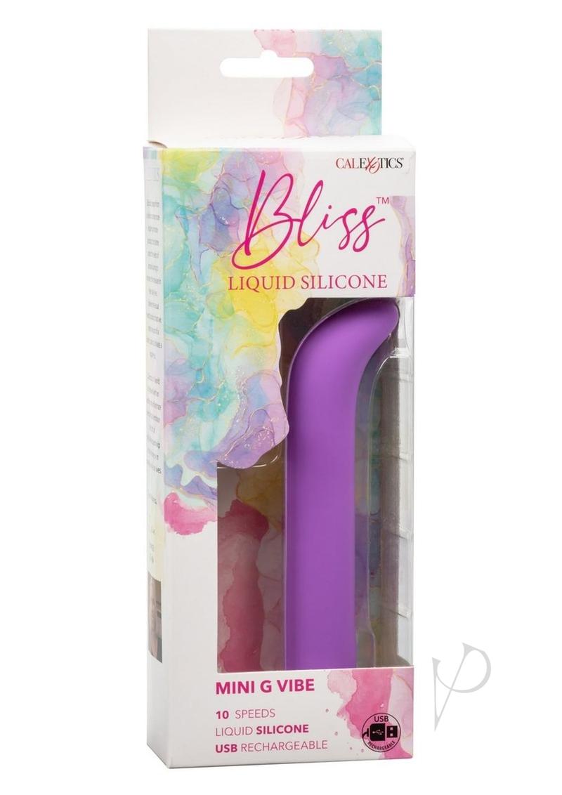 Bliss Liquid Silicone Mini G Vibe Purple