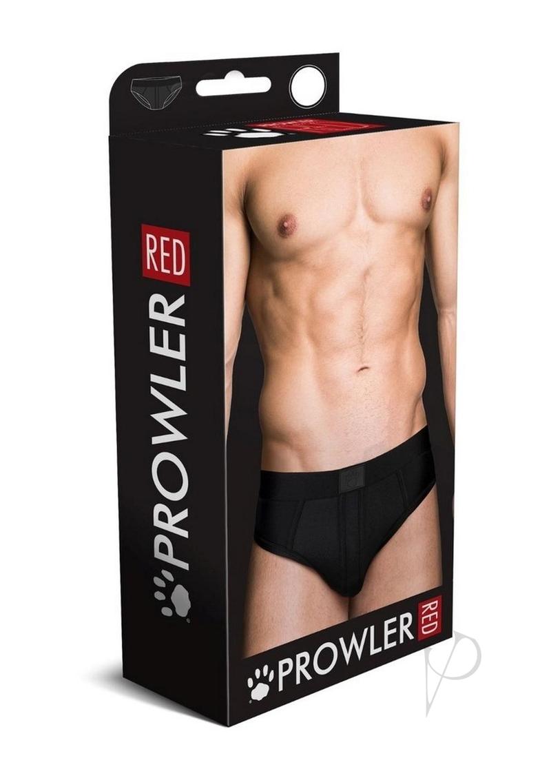 Prowler Red Ass Less Brief Blk Md