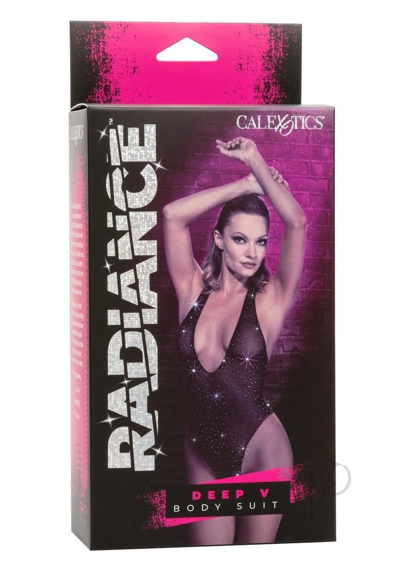 Radiance Deep V Body Suit Black