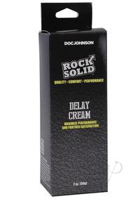 Rock Solid Delay Cream 2oz Boxed