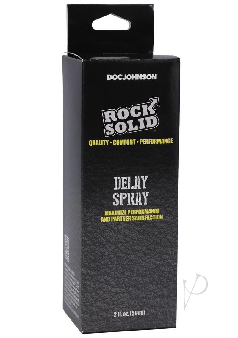 Rock Solid Delay Spray 2oz Boxed
