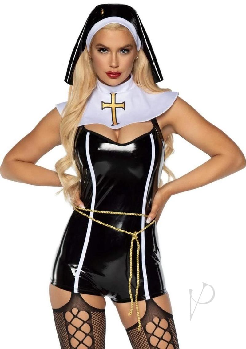 Sinful Sister 4pc Xs Black