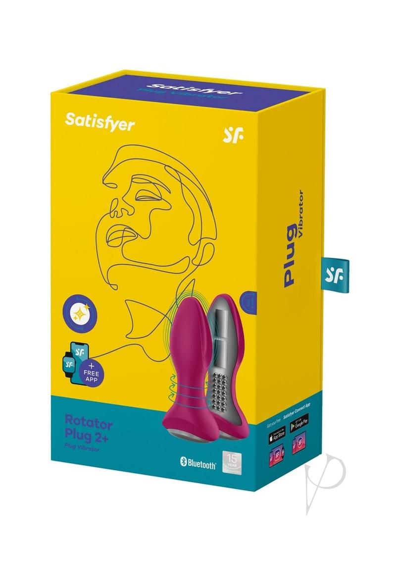 Satisfyer Rotator Plug 2 Plus Fuschia