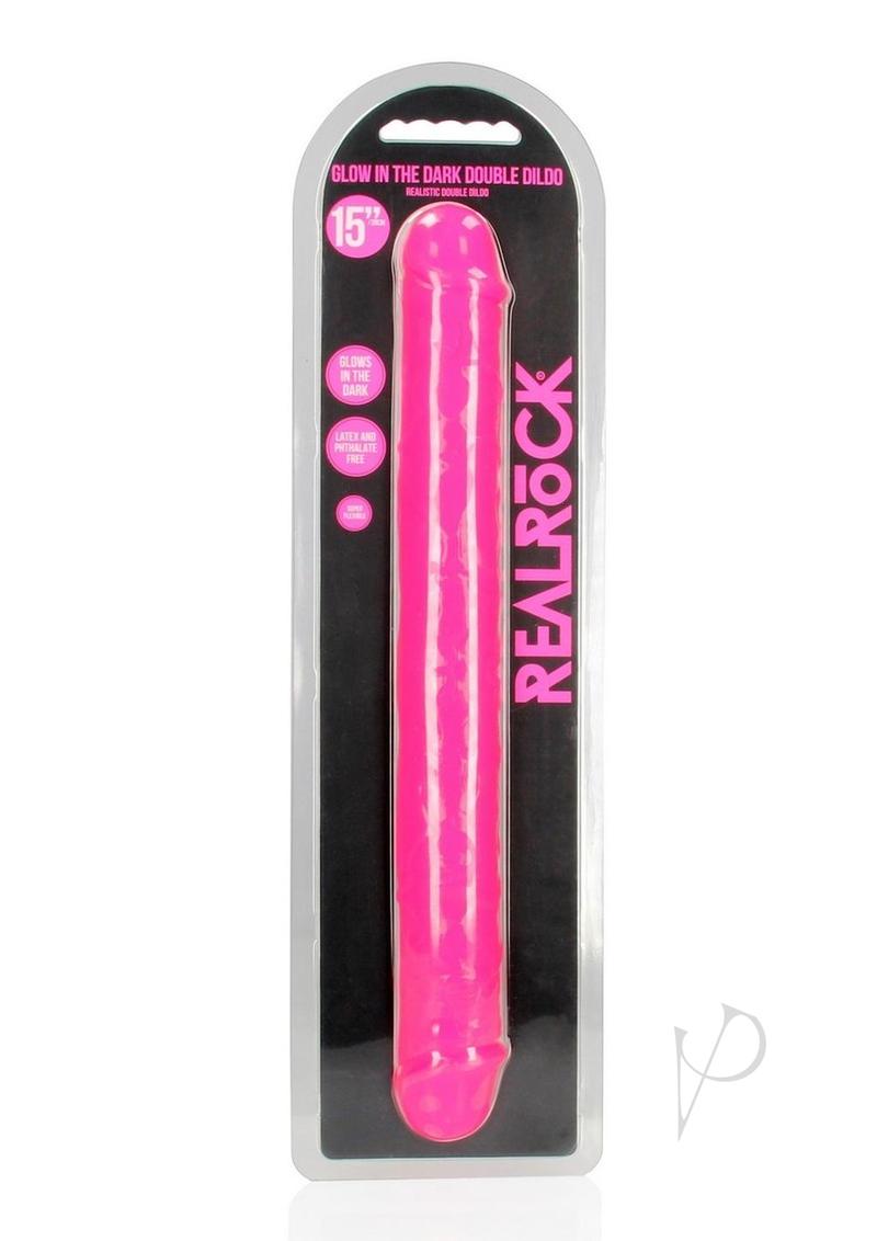 Realrock Dbl Dong Gitd 15 Pink