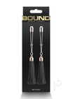 Bound Nipple Clamps T1 Rose Gld/blk