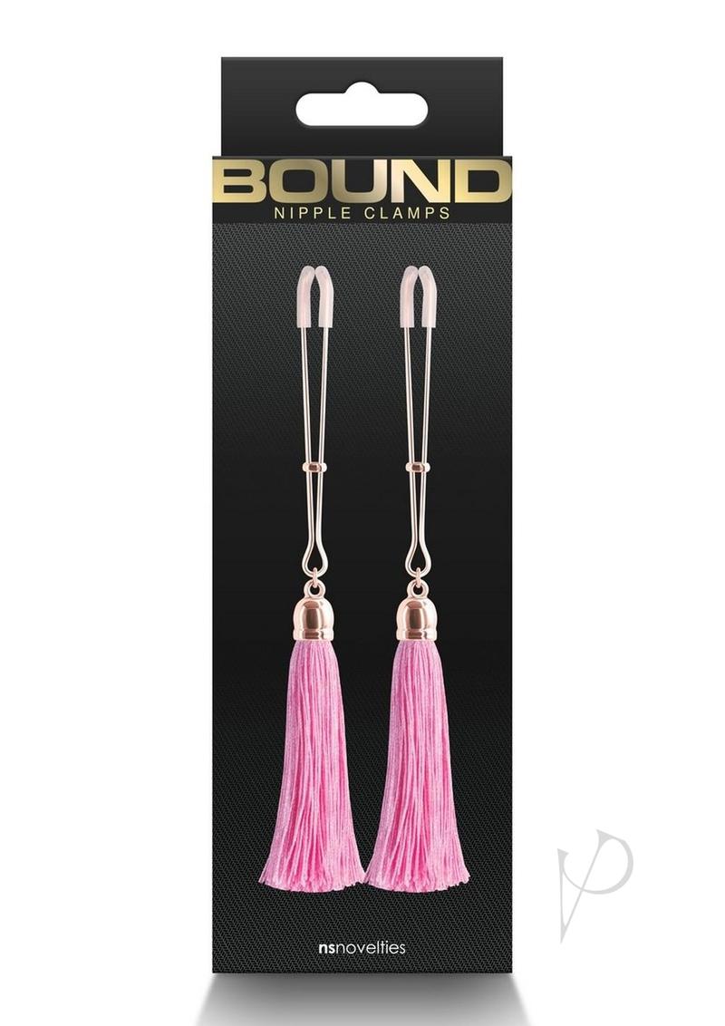 Bound Nipple Clamps T1 Rose Gld/pnk