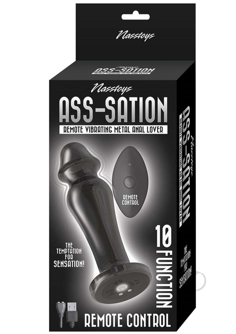Ass-sation Remote Metal Anal Lover Blk