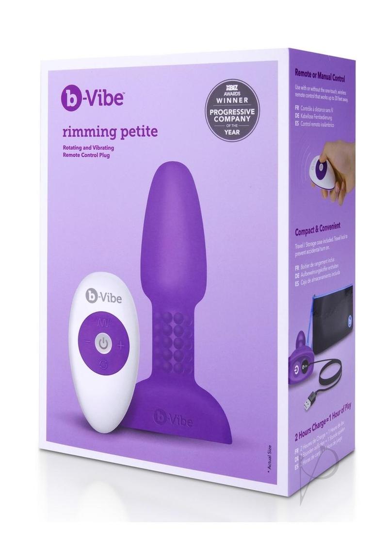 B-vibe Rimming Petite Purple