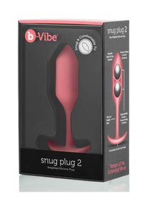 B-vibe Snug Plug 2 Coral