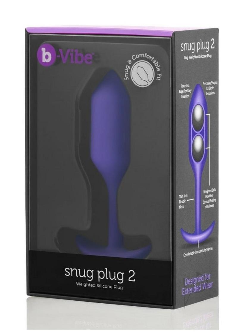 B-vibe Snug Plug 2 Purple