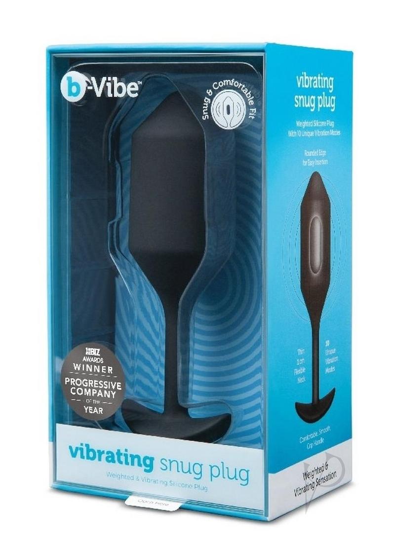 B-vibe Vibrating Snug Plug 4 Black