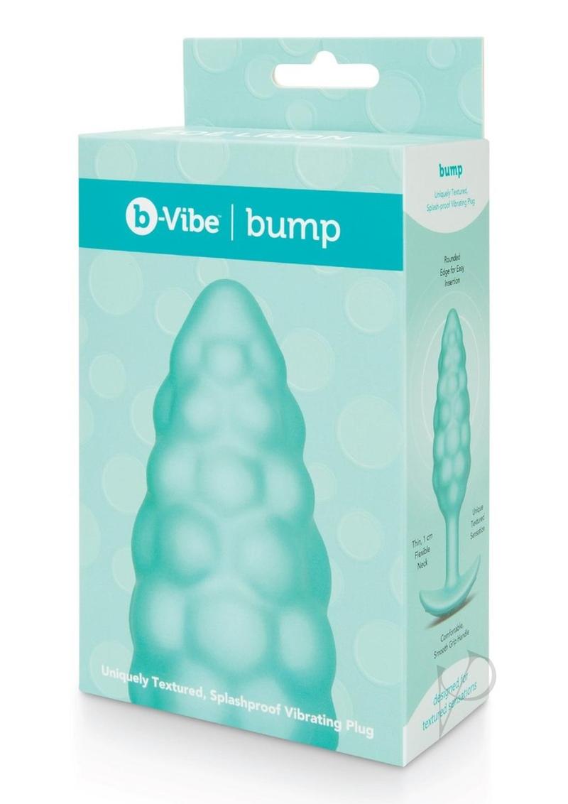 B-vibe Bump Texture Plug Mint