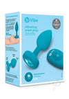 B-vibe Vibrate Jewel Plug S/m Teal