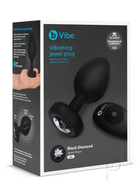 B-vibe Vibrate Jewel Plug Xxl Black