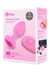 B-vibe Vibrate Heart Jewel Plug S/m Pnk