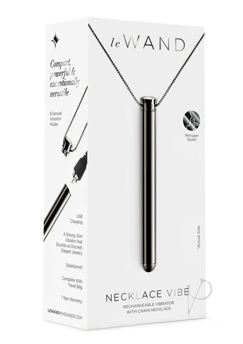 Le Wand Vibrating Necklace Black