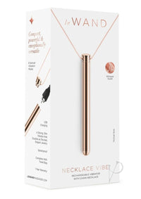 Le Wand Vibrating Necklace Rose Gold