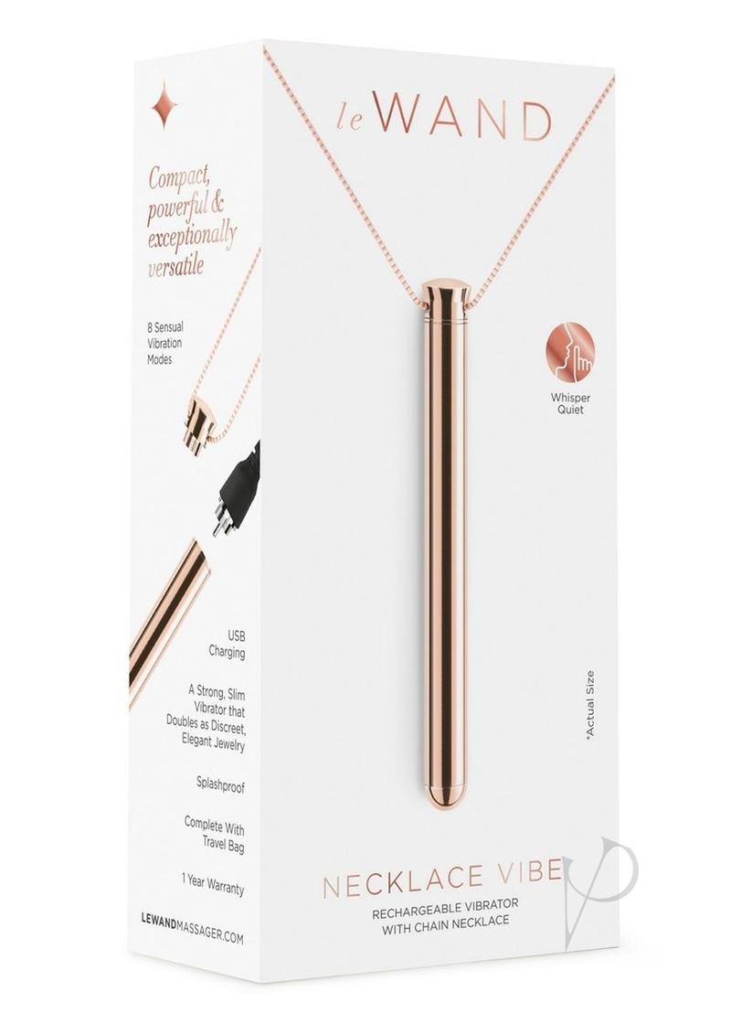 Le Wand Vibrating Necklace Rose Gold