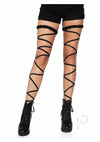 Garter Leg Wrap Set Os Blk