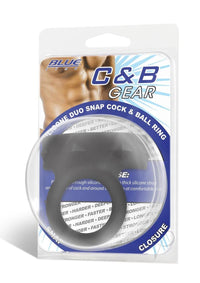 Blueline Duo Snap Cock Ball Ring