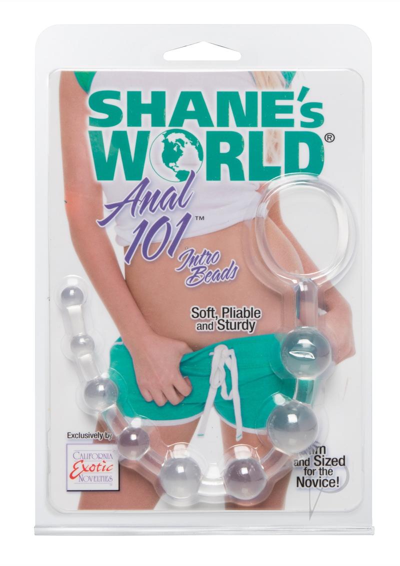 Shanes Anal 101 Intro Beads Clear