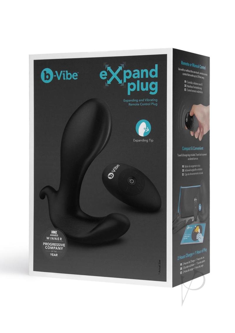 B Vibe Expanding Plug Black