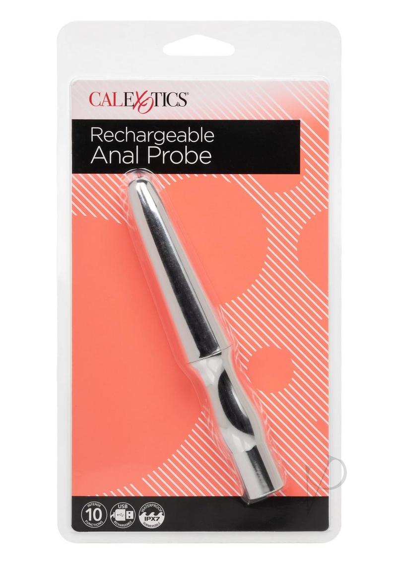 Rechargeable Anal Probe Silver