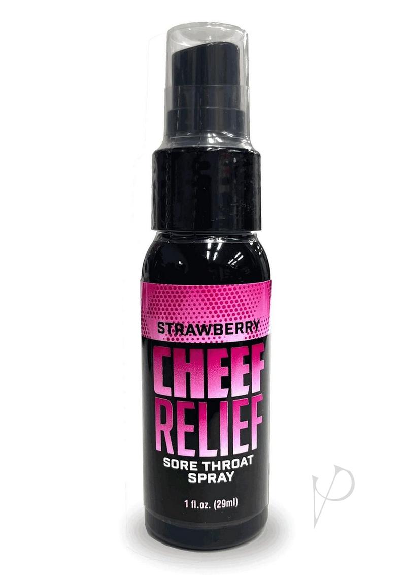 Cheef Relief Throat Spray Strawberry 1oz