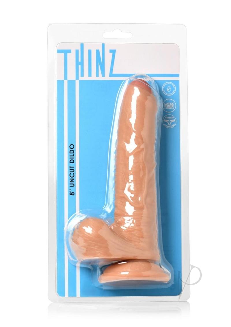 Thinz Uncut Dildo W/balls 8 Vanilla