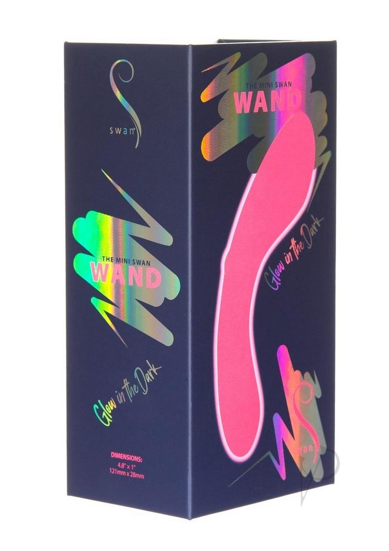 Mini Swan Wand Gitd Pink
