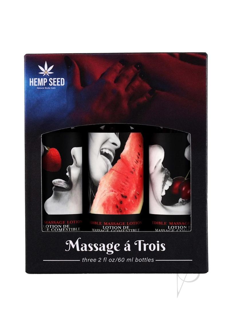 Massage A Trois Edible Gift Set