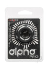 Alpha Prolong Medium Ring Black