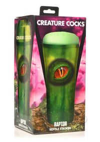 Creature Cock. Raptor Reptile Stroker Green & Black