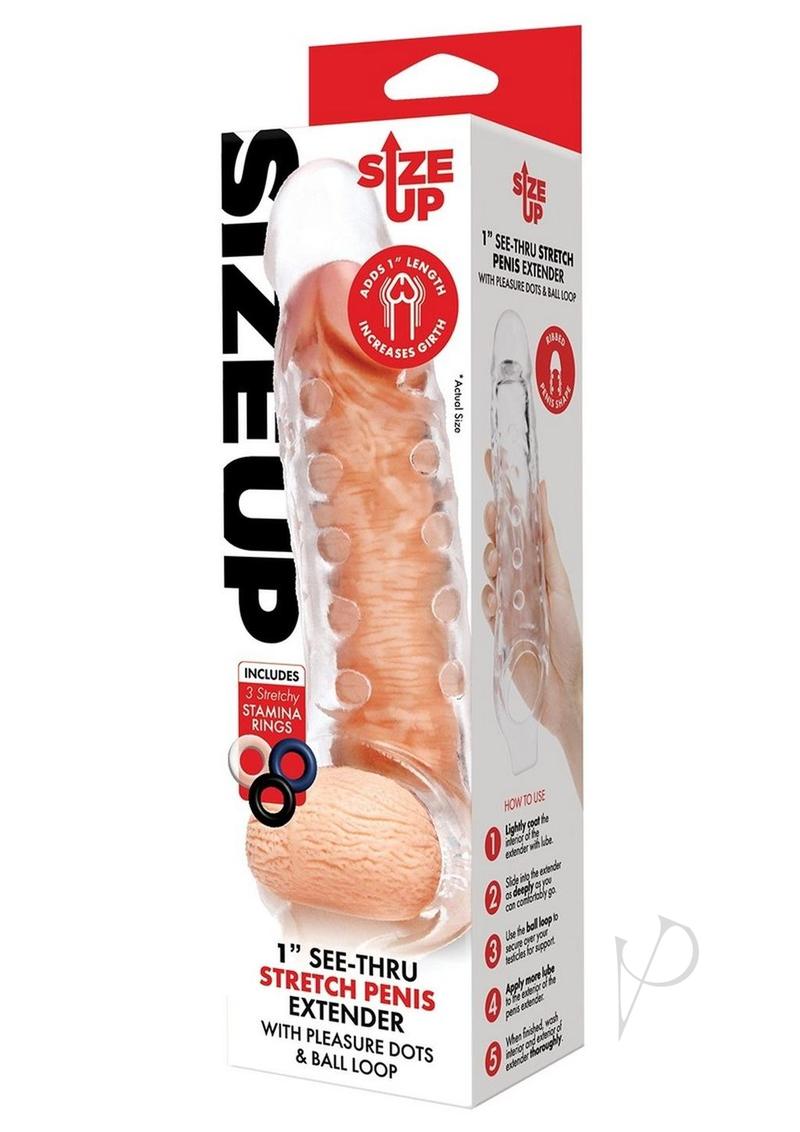 Su Clear View Penis Extender Studded 1