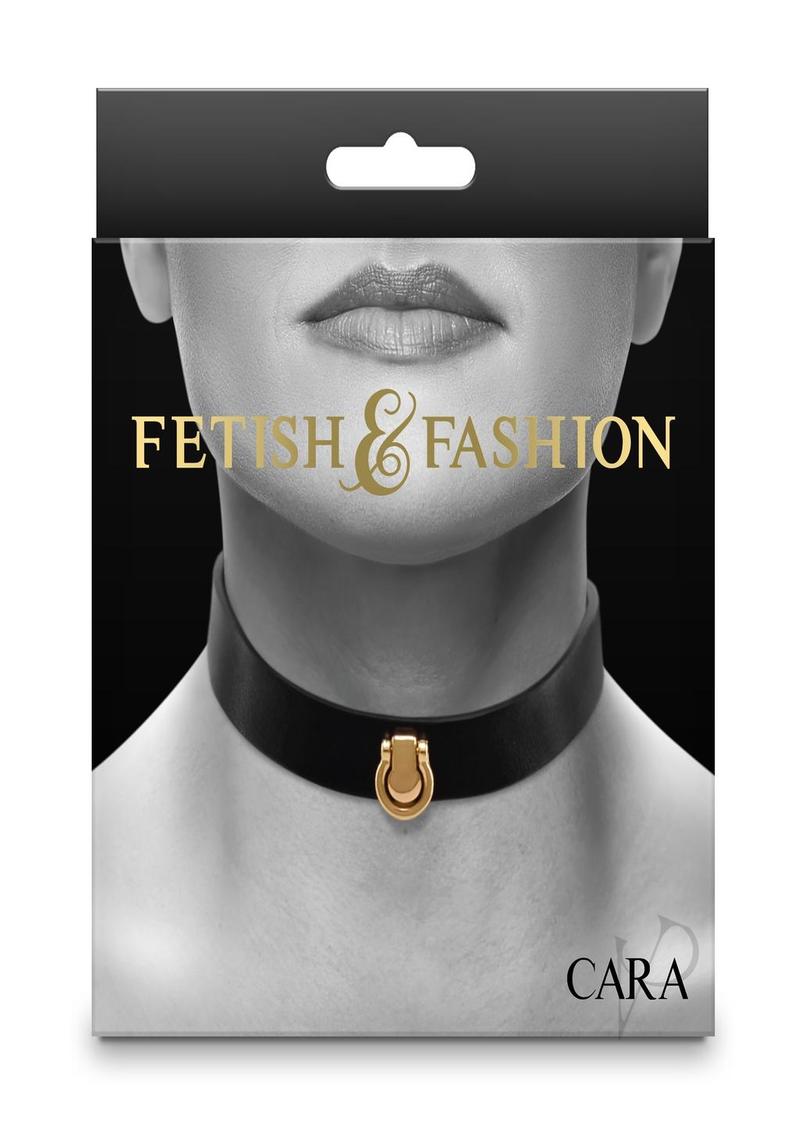Fetish Fashion Cara Collar Blk/gld