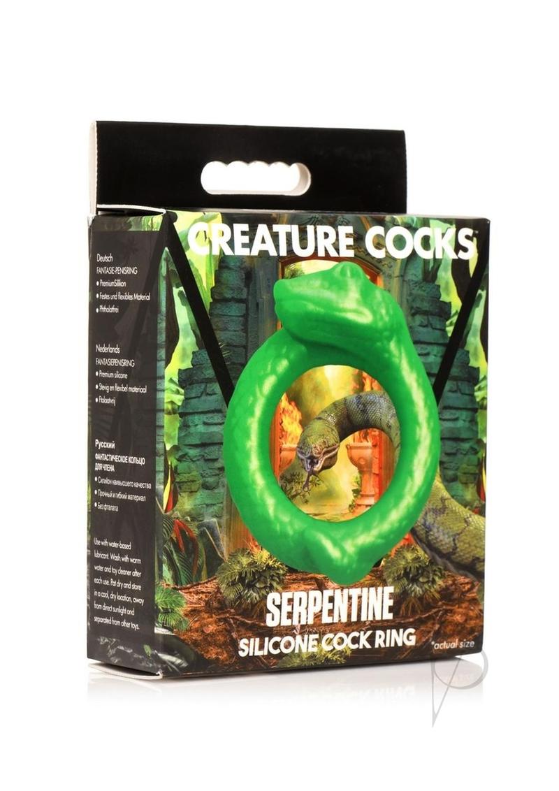 Serpentine Silicone Cock Ring