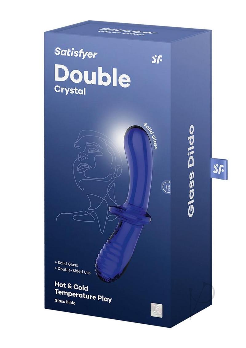 Satisfyer Double Crystal Lt Blue