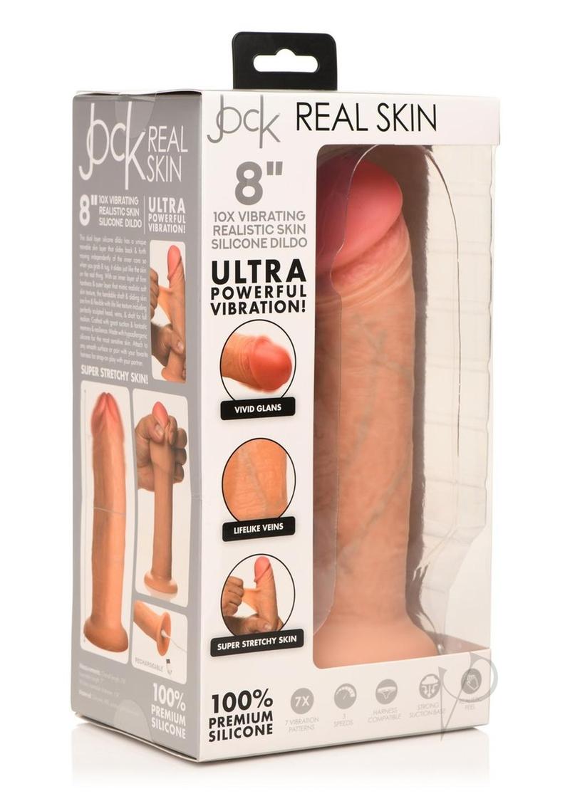 Jock Real Skin Vibe Dildo 8 Vanilla